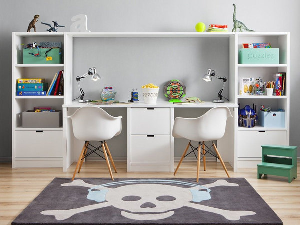 Top 30+ Mẫu bàn học đôi bằng gỗ đẹp nhất cho trẻ hăng say học tập