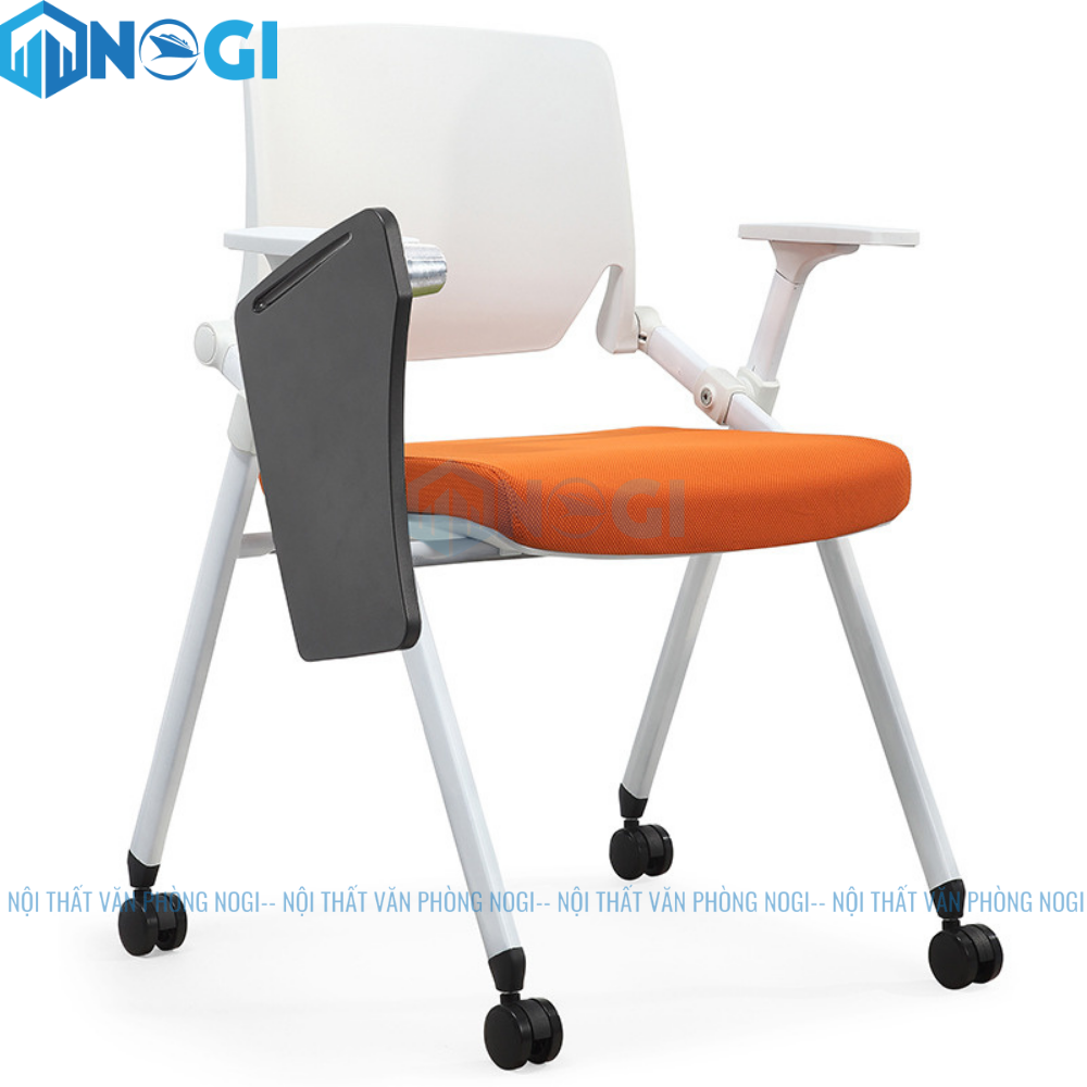 GHẾ GẤP TRAINING GLB16 BÁNH XE KÈM BÀN VIẾT