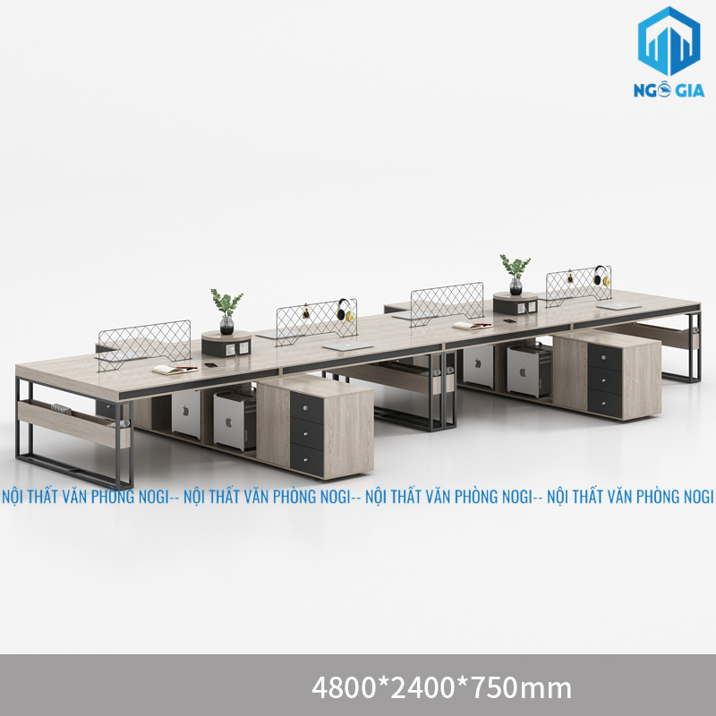 BÀN LÀM VIỆC 8 NGƯỜI HW TYSON MẪU A BLV46