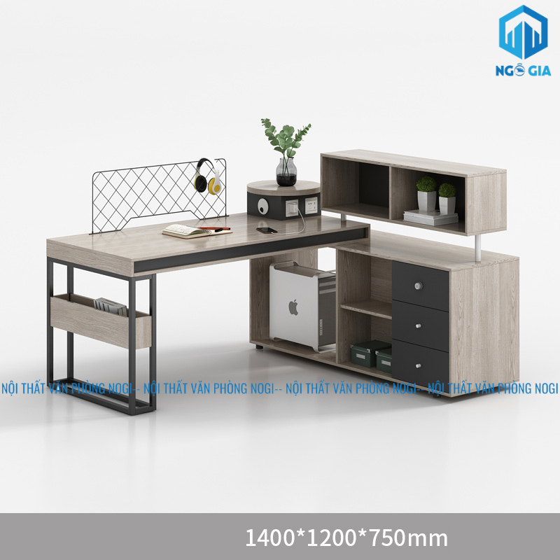 BÀN LÀM VIỆC 1 NGƯỜI HW TYSON MẪU B BLV39