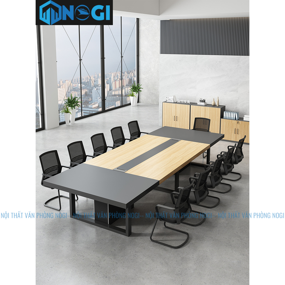 BÀN HỌP GỖ GON BH02 3M6/ 12 NGƯỜI