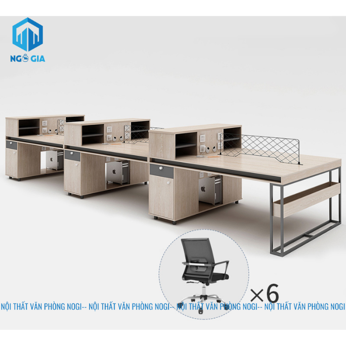 BÀN LÀM VIỆC 6 NGƯỜI RYON BLV28A