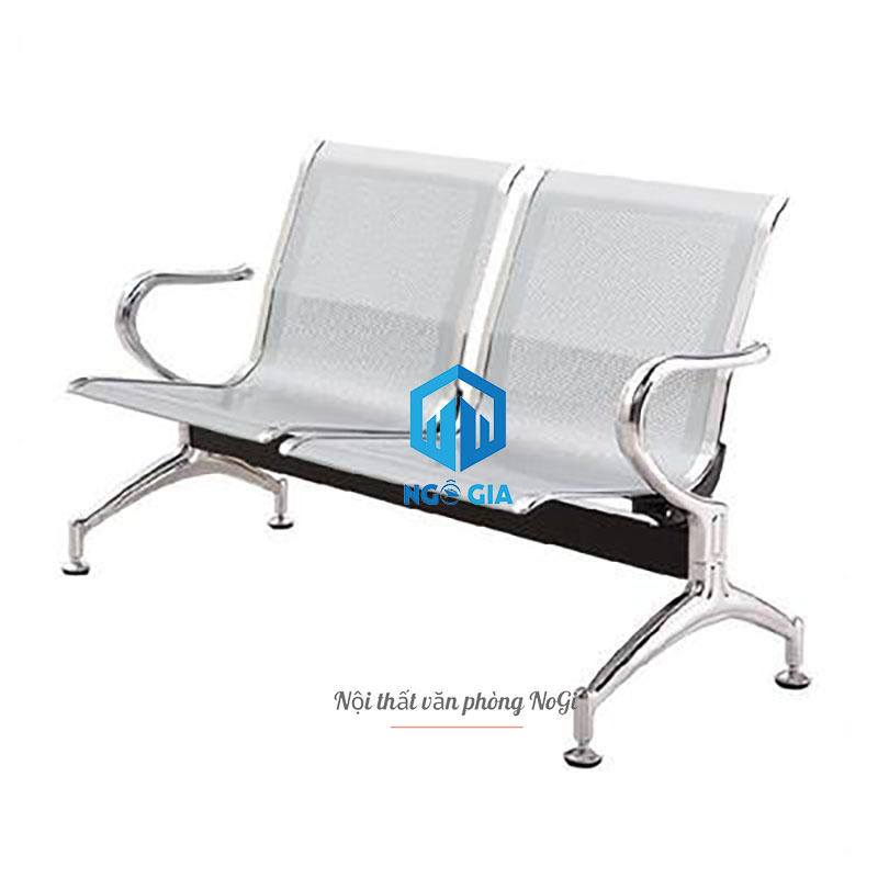 GHẾ BĂNG CHỜ 2 CHỖ INOX H02