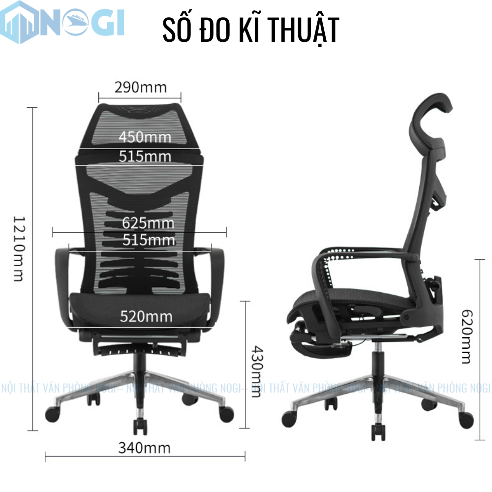 GHẾ XOAY VĂN PHÒNG LAX GD47