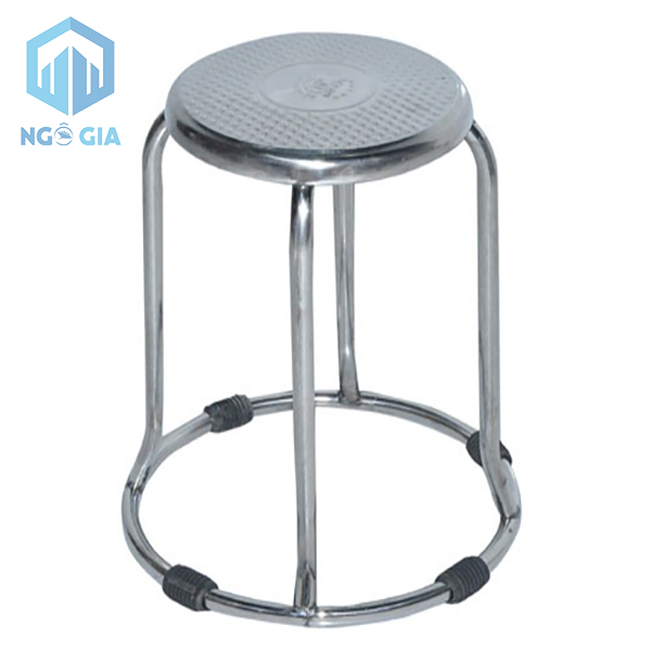 GHẾ INOX TRÒN 304