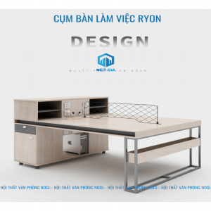 BÀN LÀM VIỆC 2 NGƯỜI RYON MẪU B BLV23