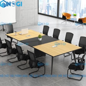 BÀN HỌP LÀM VIỆC CHÂN SẮT 8 NGƯỜI BH11 KUNKA V2 2M4