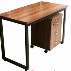 BÀN CHÂN SẮT MẶT GỖ BCSHOC1050